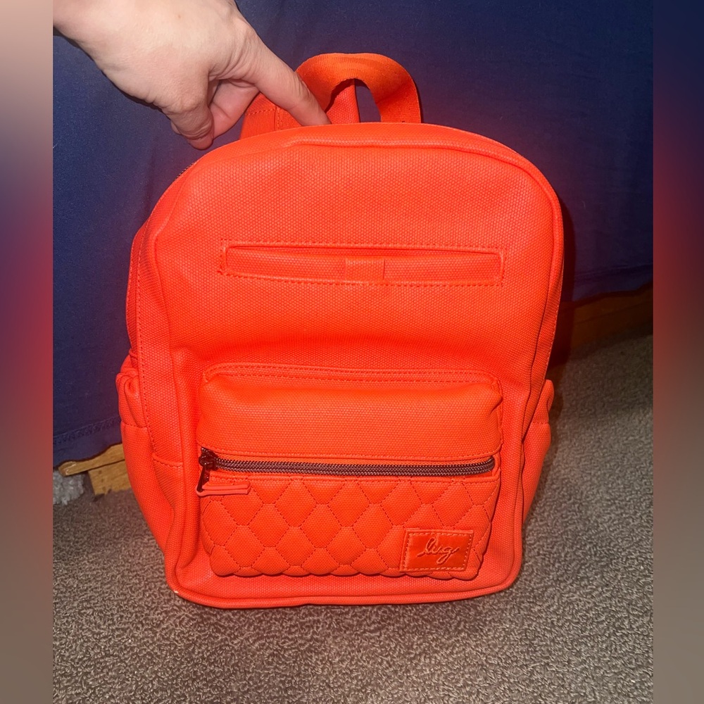 LUG Volley Mini Matte Luxe VL Backpack - Papaya NWT (with very minor defects) - Picture 15 of 15